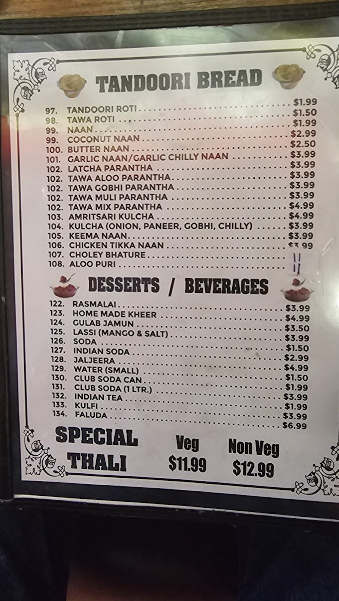 Taste Of Punjab Menu - Image 3