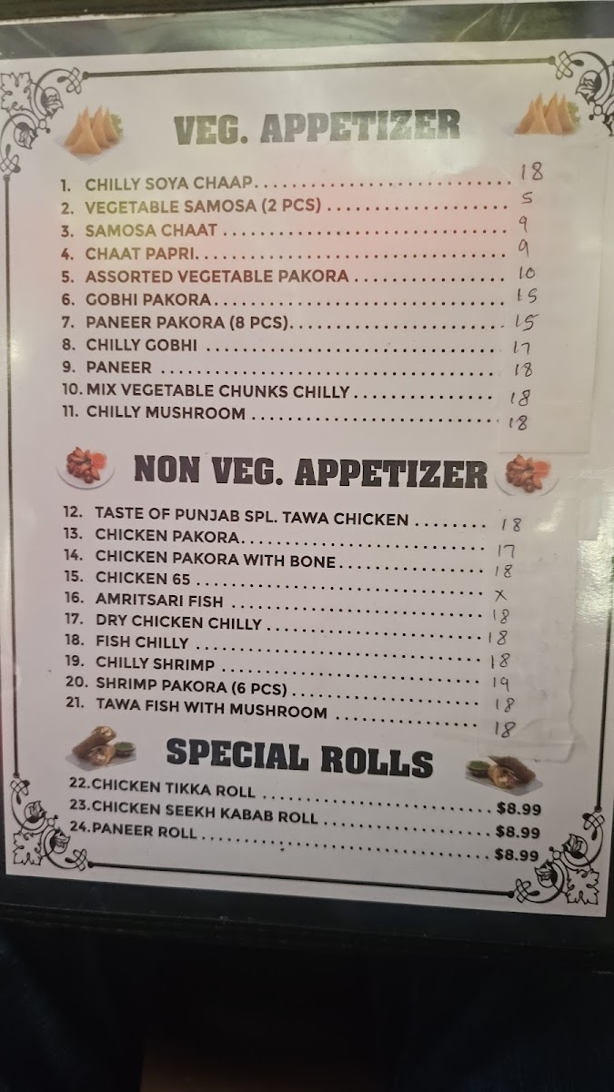 Taste Of Punjab Menu - Image 4